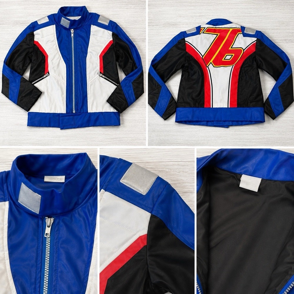 Overwatch Soldier 76 Kids Costume Jacket Spirit Halloween Child Small 4-6 NEW